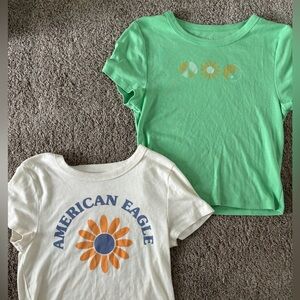 New without tags American Eagle baby tees!!!